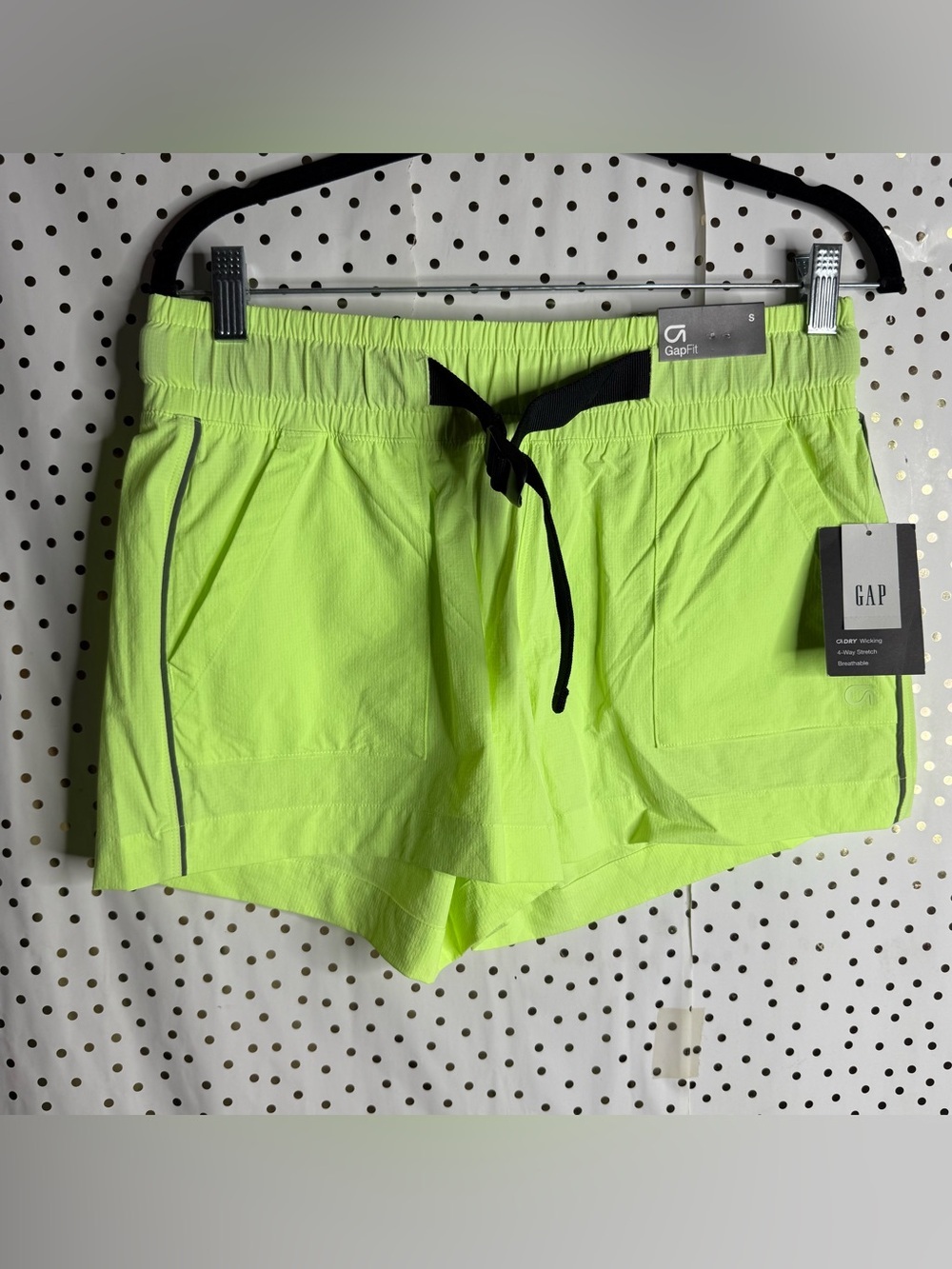 GAP Neon Lime Drawstring Women’s Athletic Shorts